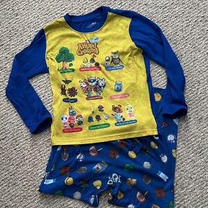 Animal Crossing Kids Matching Set - Blue and Yellow